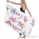 artyly Toujours fournir Plus Que prévu Serviette de Bain Wrap Microfibre Doux draps de Bain Serviette de Plage pour Hommes/Femmes  80x130 cm - B07VKSB8TG
